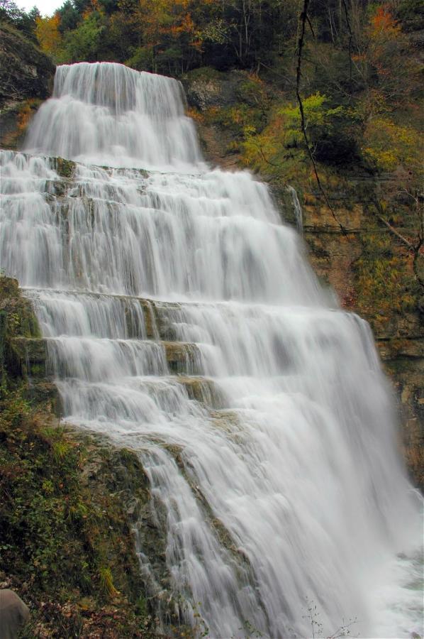 Grimont Gite Au Calme Grand Terrain Circuit Cascades Du Herisson Saugeot Bagian luar foto